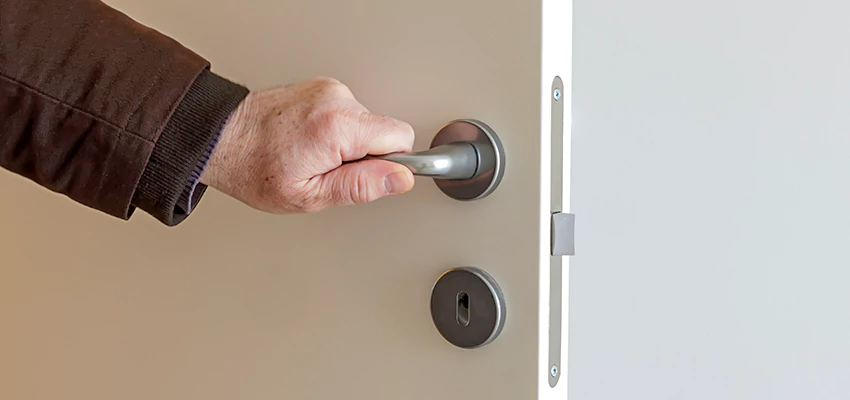 Restroom Locks Privacy Bolt Installation in McKinleyville, California
