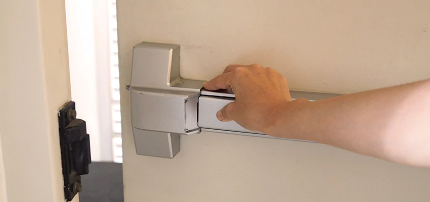 Roller Gate Panic Bar Installation in McKinleyville, California